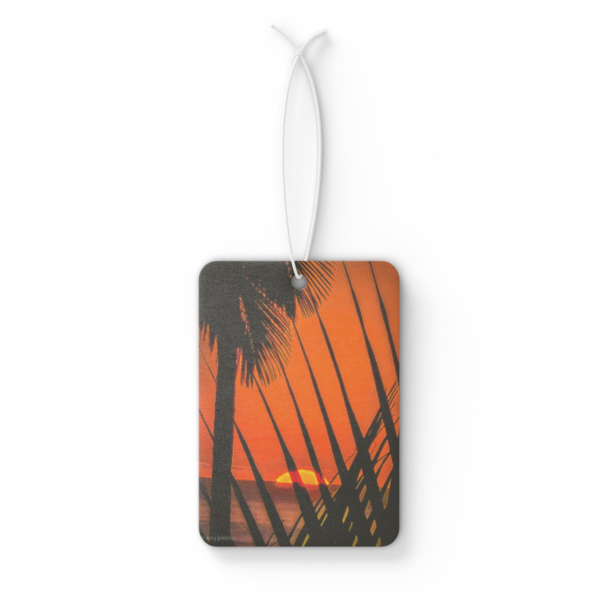 Tropical Sunset Car Air Freshener, Vehicle Decor, Aromatherapy Gift, Home Fragrance, Summer Vibes - Image 2