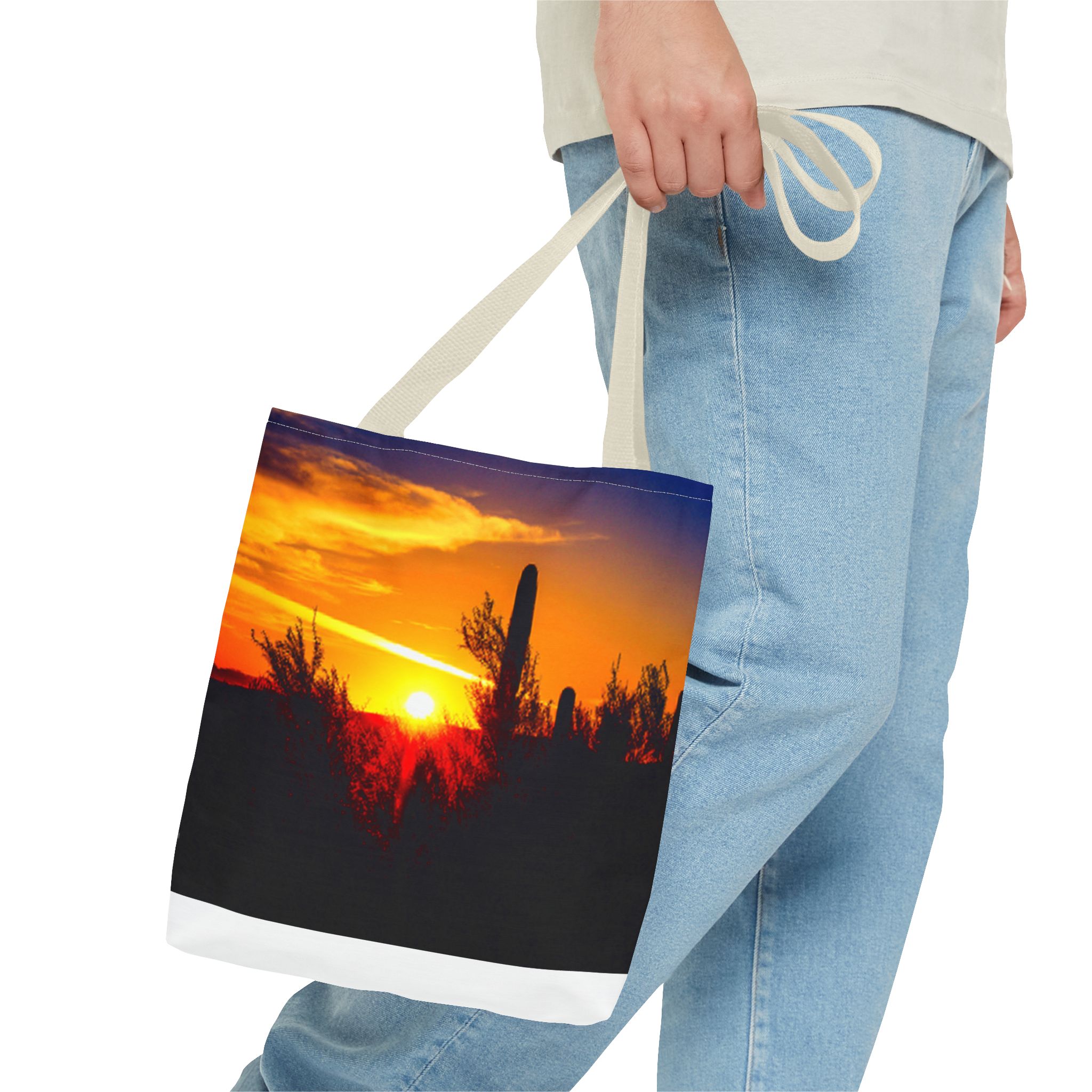 Sunset Tote Bag, Beach Bag, Travel Tote, Eco-Friendly Bag, Casual Bag, Gift for Nature Lovers - Image 14