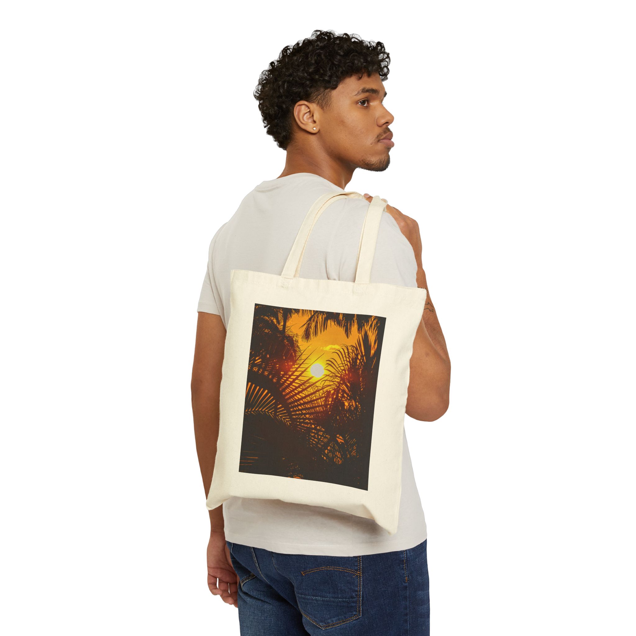 Cotton Canvas Tote Bag - Image 3