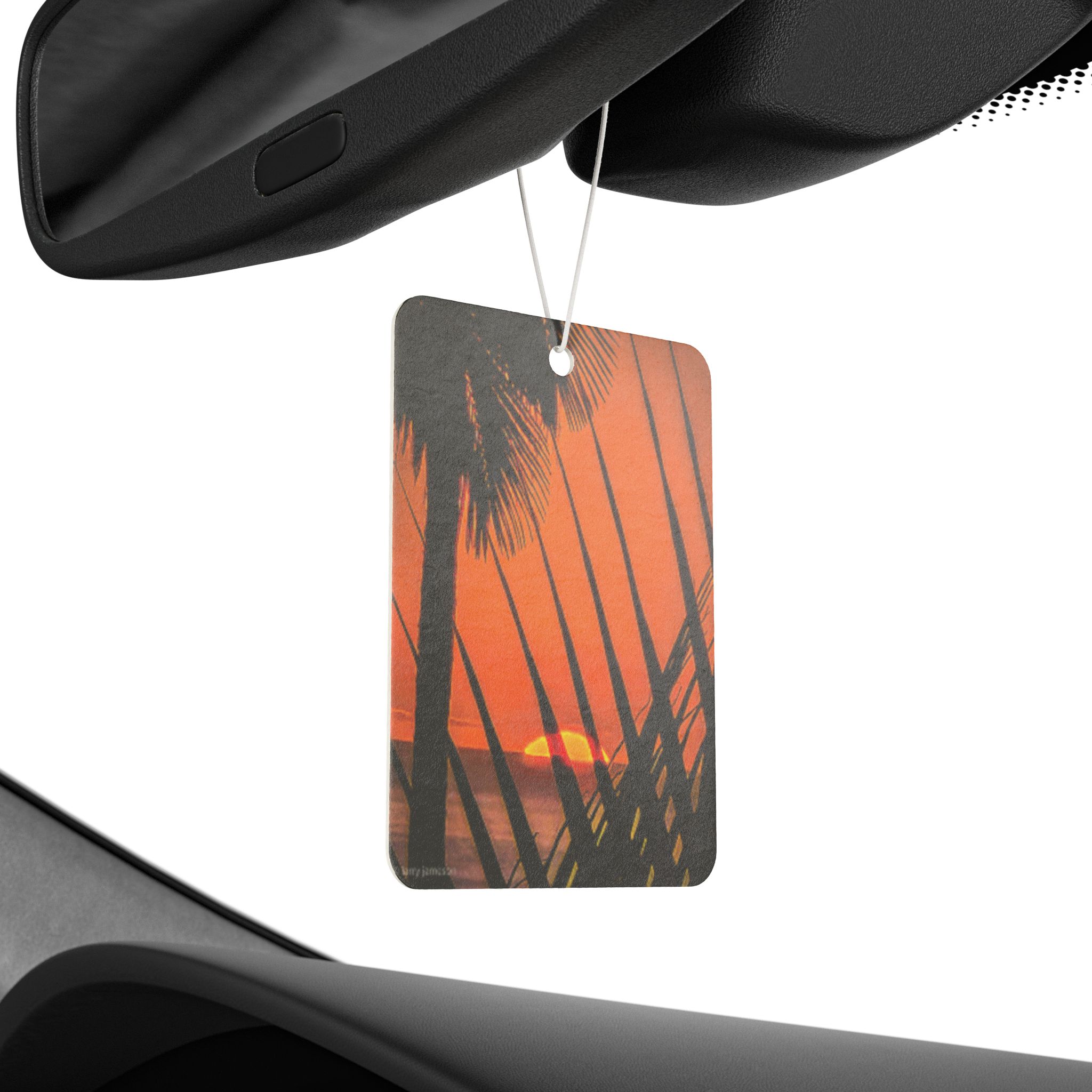Tropical Sunset Car Air Freshener, Vehicle Decor, Aromatherapy Gift, Home Fragrance, Summer Vibes - Image 4