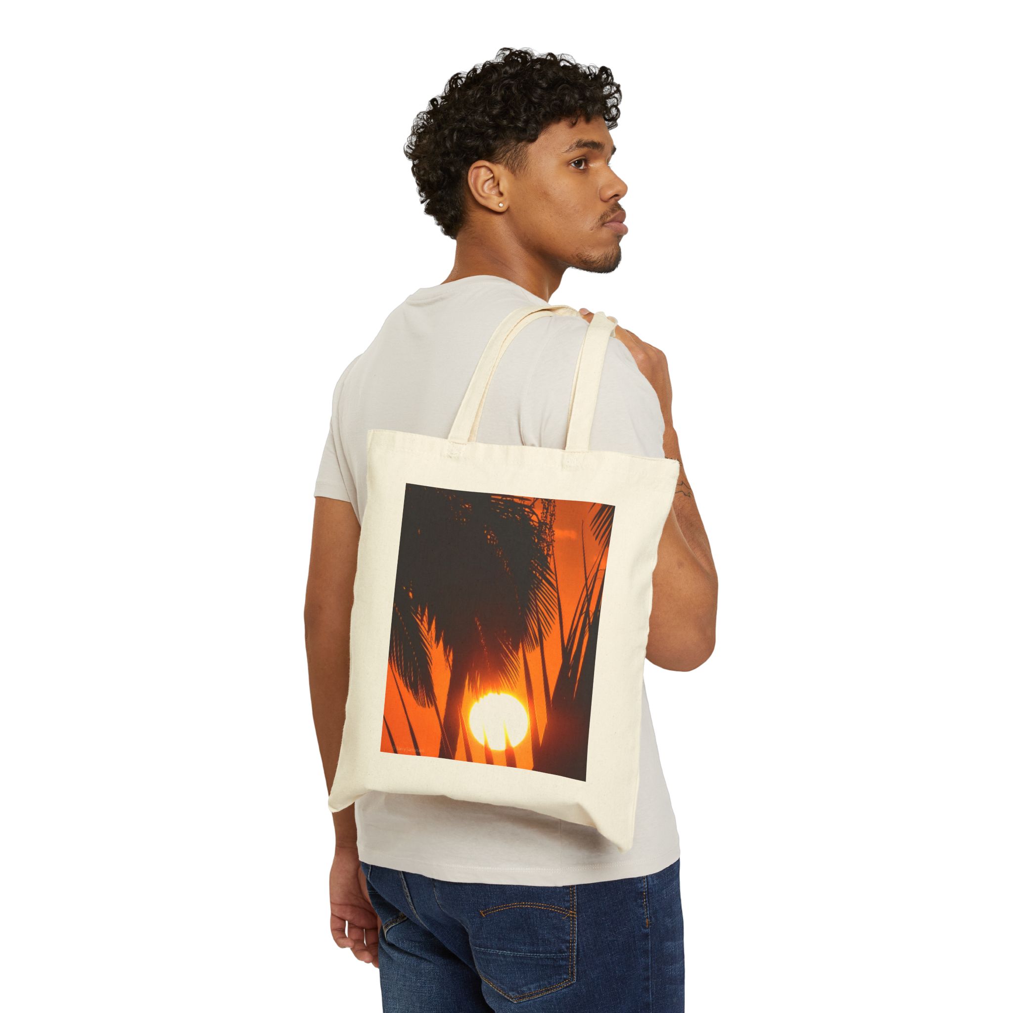 Cotton Canvas Tote Bag - Image 4