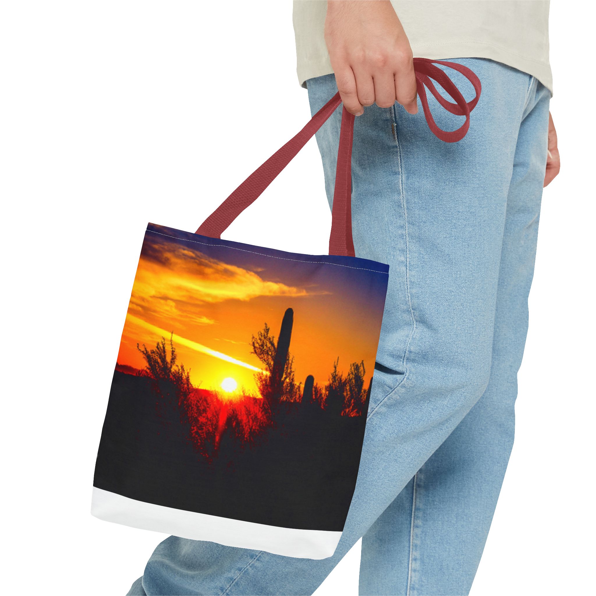 Sunset Tote Bag, Beach Bag, Travel Tote, Eco-Friendly Bag, Casual Bag, Gift for Nature Lovers - Image 7